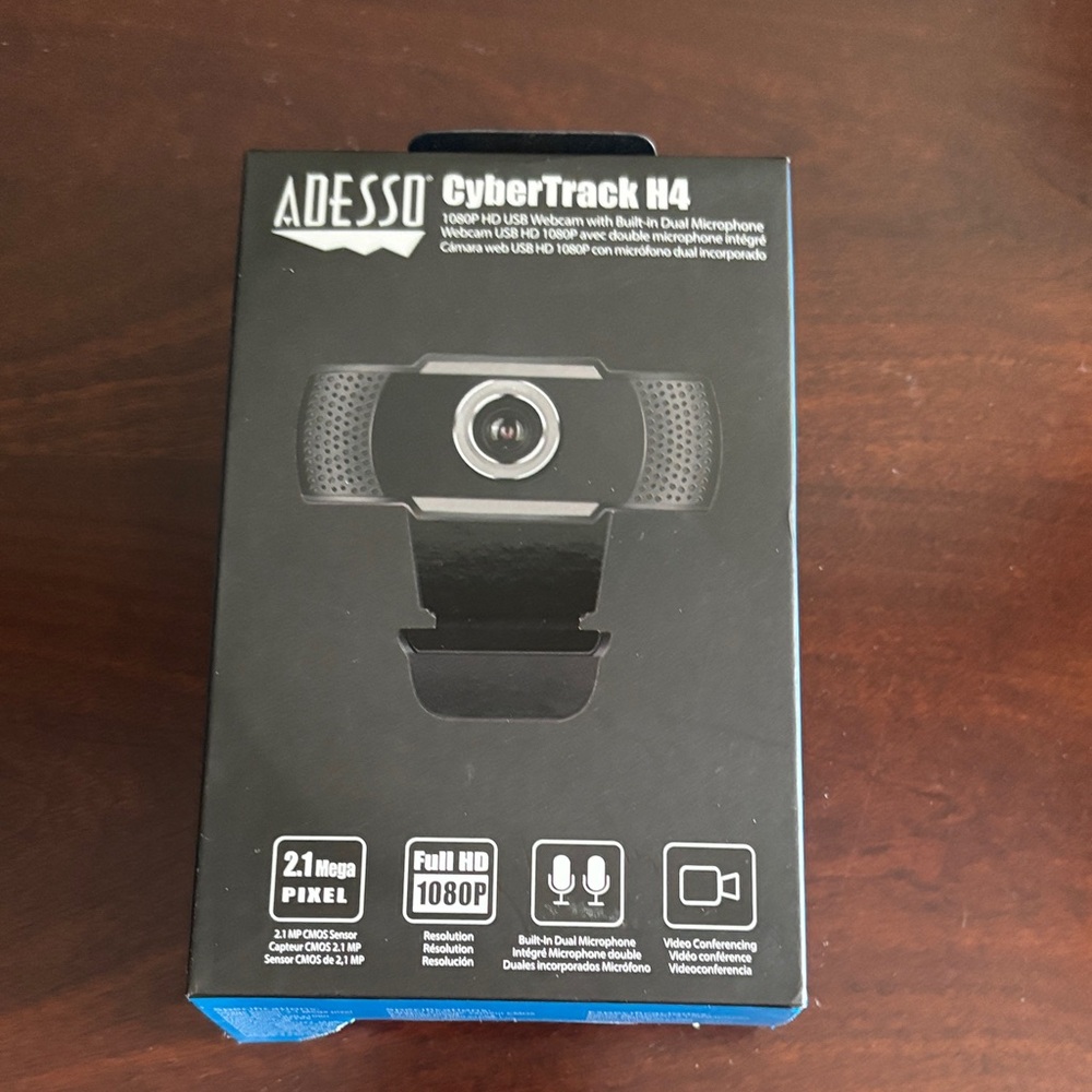 CyberTrack H4 Black Webcam